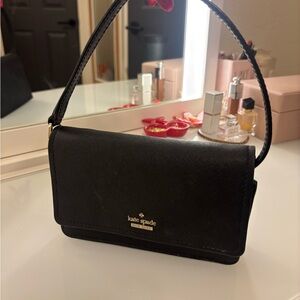 Kate Spade Black Wristlet Clutch